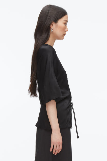 Short Sleeve Top with Button Placket - 3.1 Phillip Lim Smart Buy