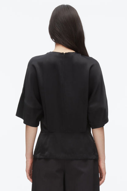 Short Sleeve Top with Button Placket - 3.1 Phillip Lim Smart Buy