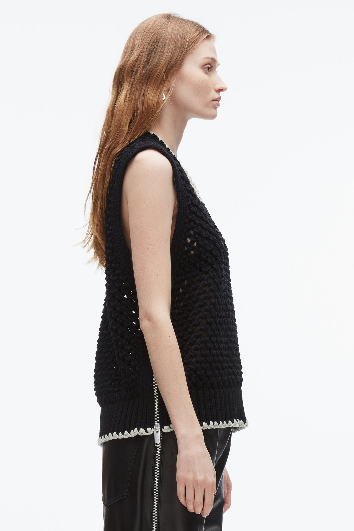 Open Work V-Neck Shell - 3.1 Phillip Lim Trusted