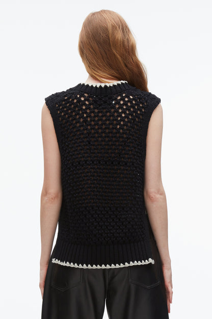 Open Work V-Neck Shell - 3.1 Phillip Lim Trusted
