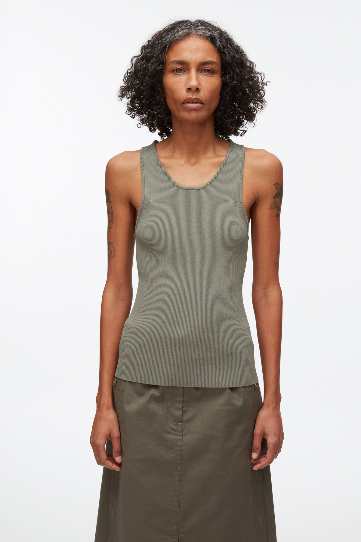 Compact Rib Layering Tank - 3.1 Phillip Lim Signature