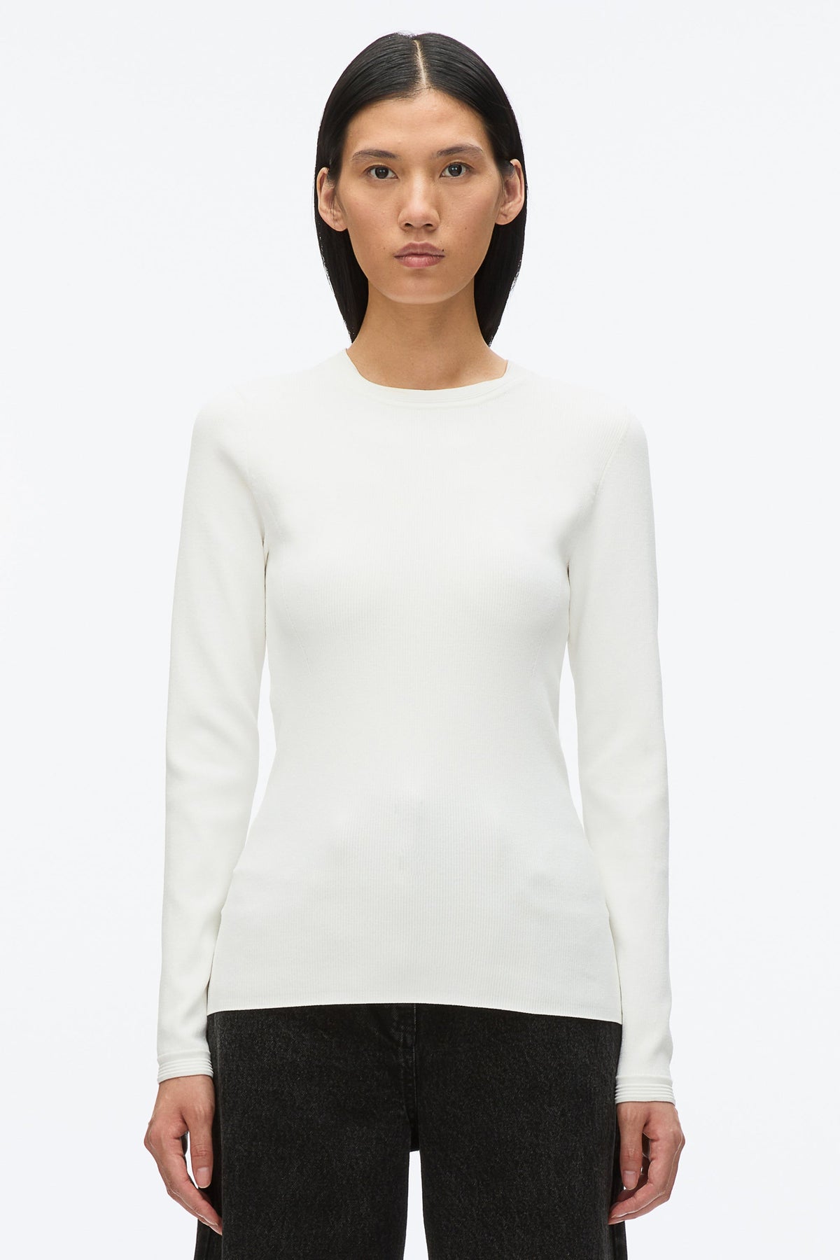 Compact Rib Long Sleeve Tee - 3.1 Phillip Lim Quality