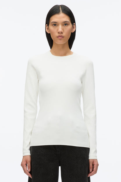 Compact Rib Long Sleeve Tee - 3.1 Phillip Lim Quality
