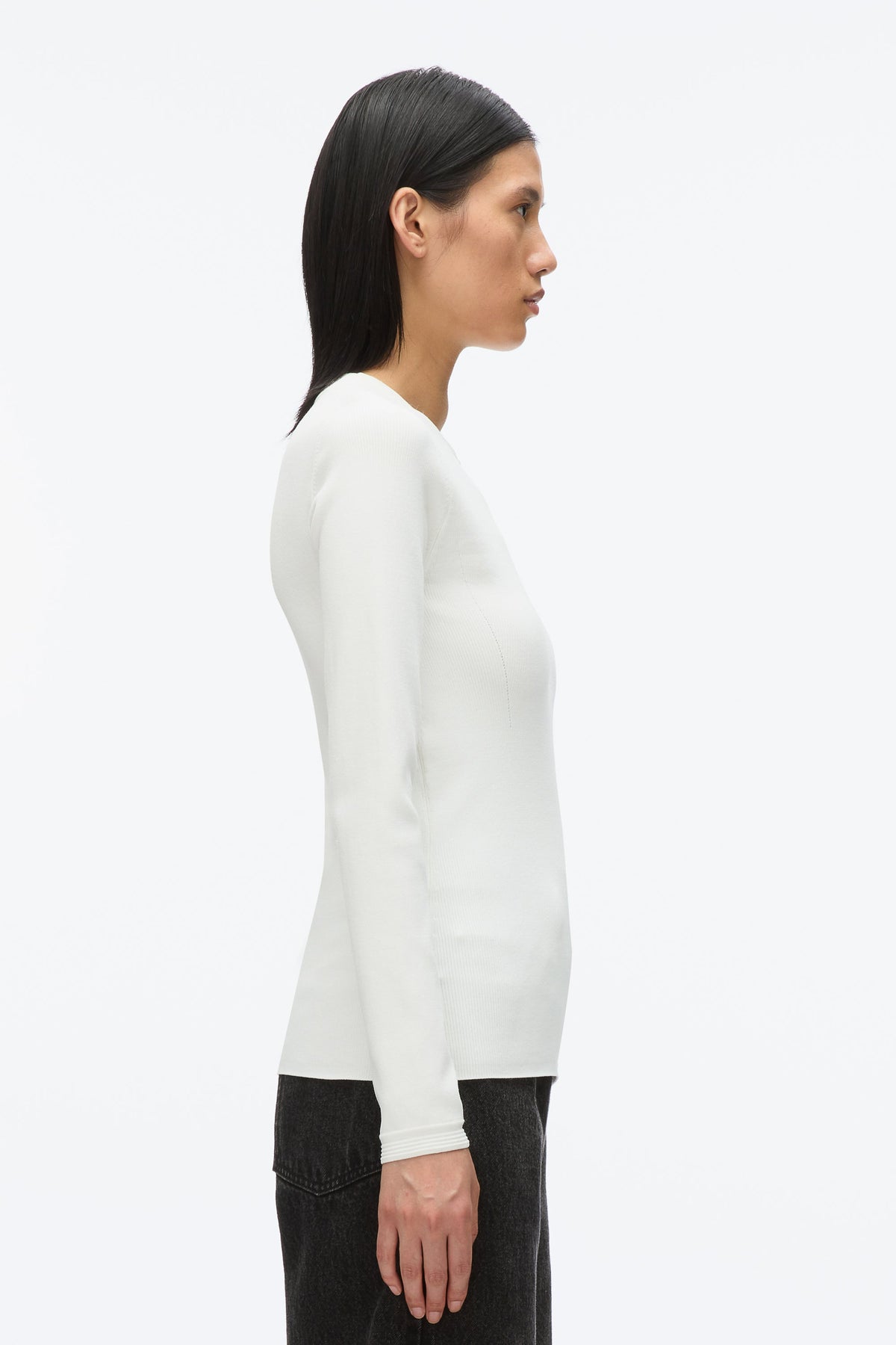 Compact Rib Long Sleeve Tee - 3.1 Phillip Lim Quality