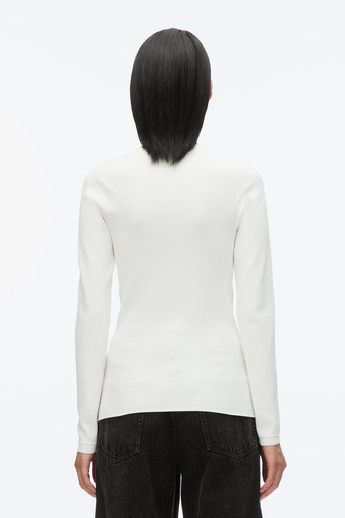 Compact Rib Long Sleeve Tee - 3.1 Phillip Lim Quality