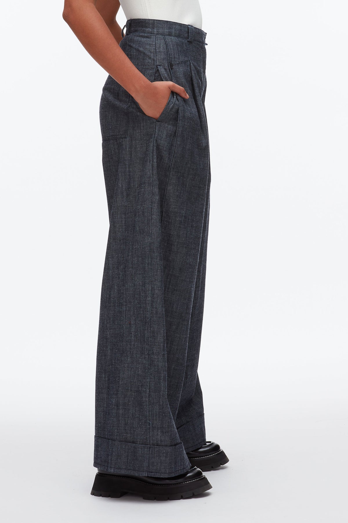 Double Pleat Wide Leg Pant - 3.1 Phillip Lim Smart Buy