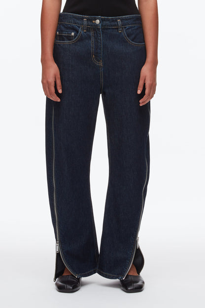 Curve Denim Pant with Zip - 3.1 Phillip Lim New