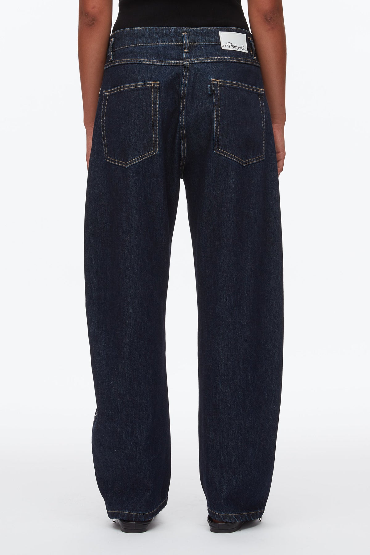 Curve Denim Pant with Zip - 3.1 Phillip Lim New