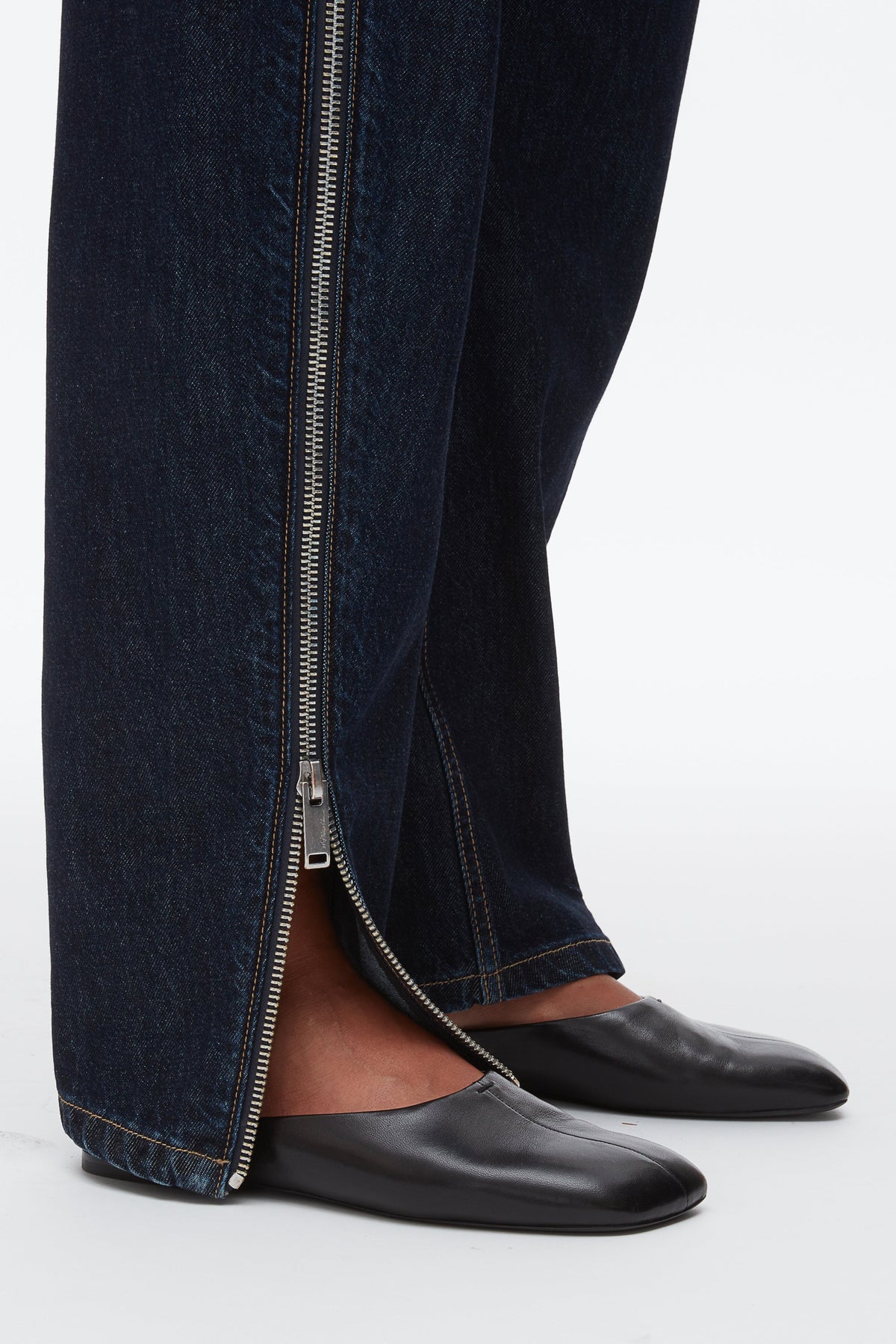 Curve Denim Pant with Zip - 3.1 Phillip Lim New