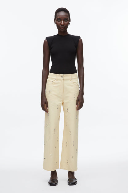 Stud Embellished Wide Leg Pant - 3.1 Phillip Lim New