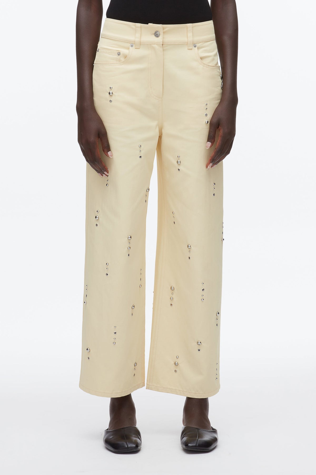 Stud Embellished Wide Leg Pant - 3.1 Phillip Lim New