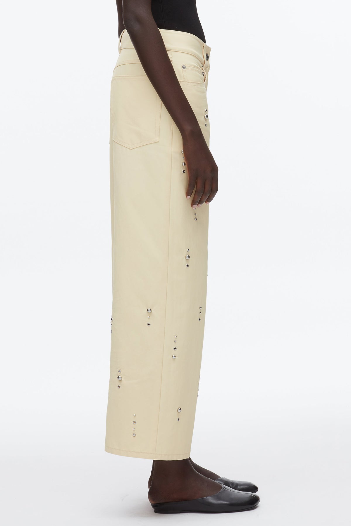 Stud Embellished Wide Leg Pant - 3.1 Phillip Lim New