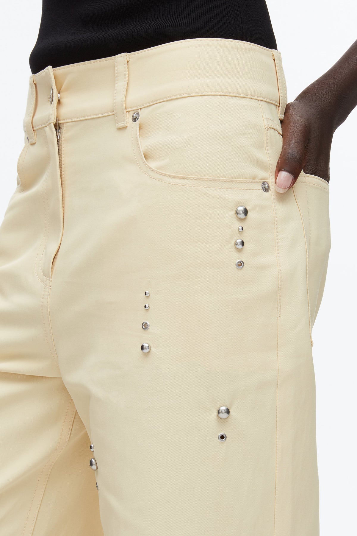 Stud Embellished Wide Leg Pant - 3.1 Phillip Lim New