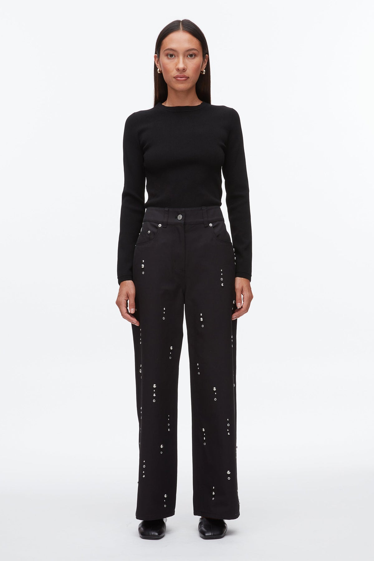 Stud Embellished Wide Leg Pant - 3.1 Phillip Lim Great Value