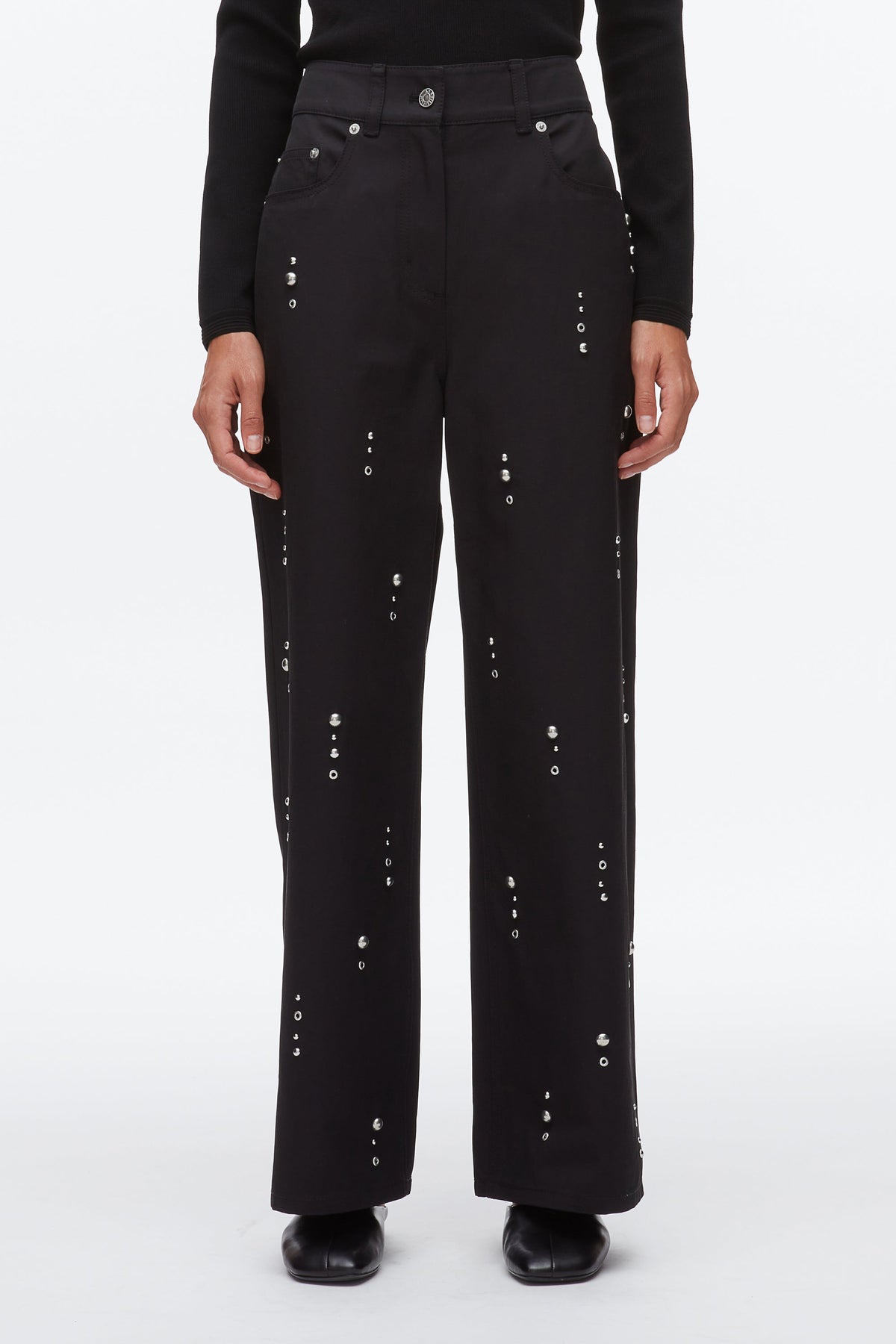 Stud Embellished Wide Leg Pant - 3.1 Phillip Lim Great Value