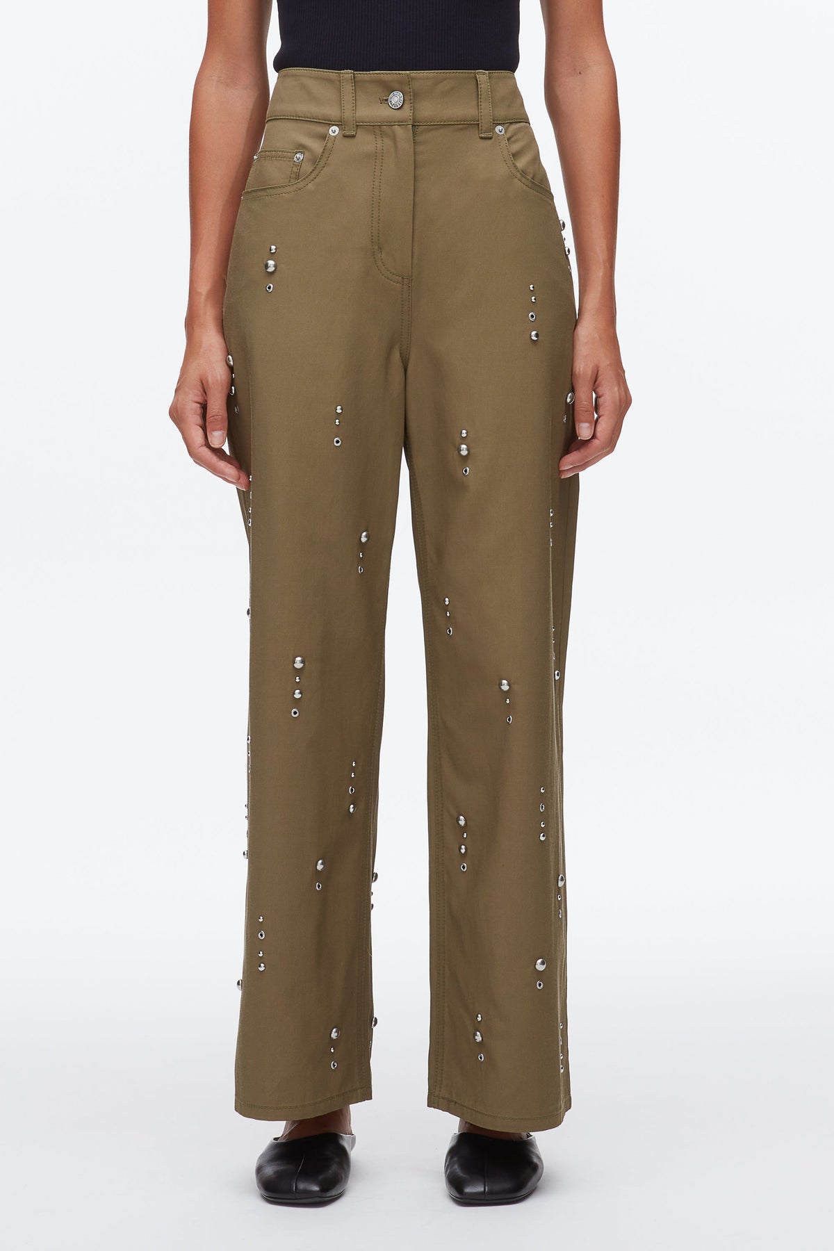 Stud Embellished Wide Leg Pant - 3.1 Phillip Lim Best Price