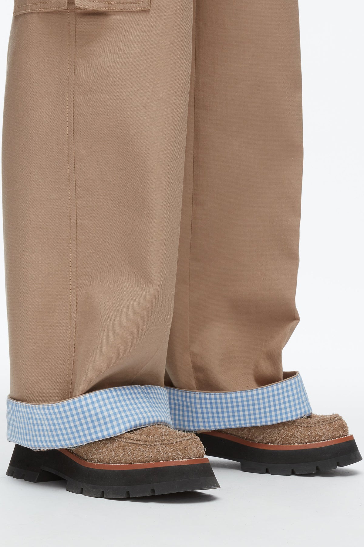 Carpenter Cargo Pants with Plaid Cuffs - 3.1 Phillip Lim Discount