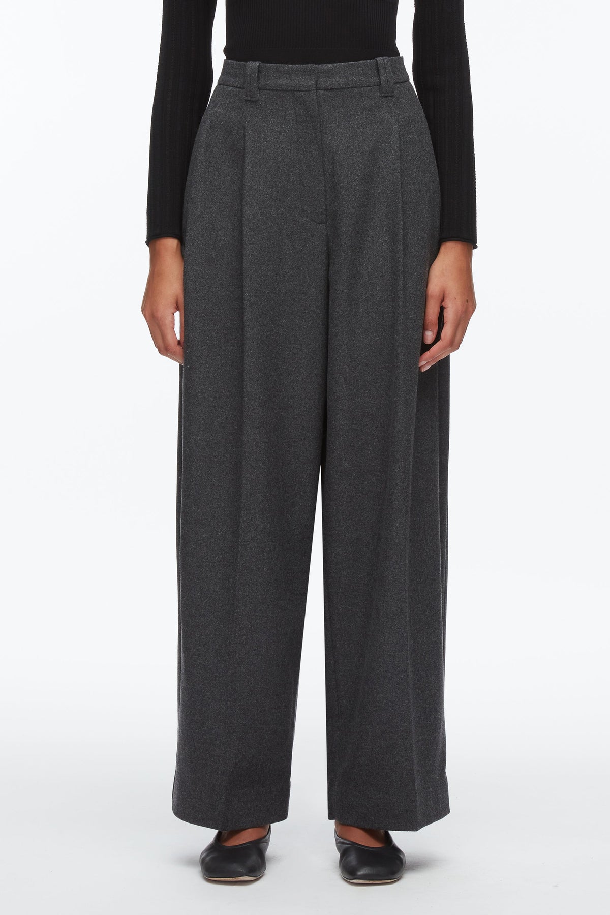 Flannel Double Pleat Trouser - 3.1 Phillip Lim Essential