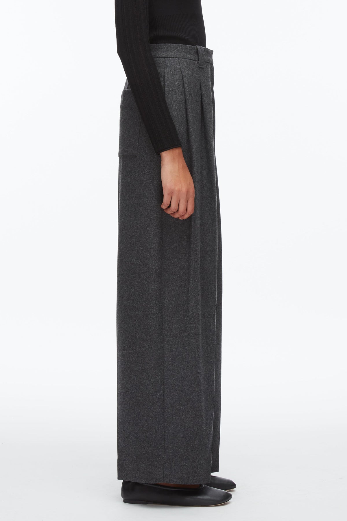 Flannel Double Pleat Trouser - 3.1 Phillip Lim Essential