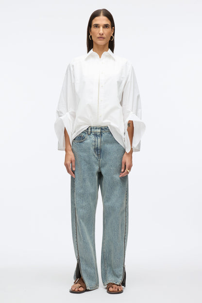 Curve Denim Petite Pant with Zippers - 3.1 Phillip Lim Quality