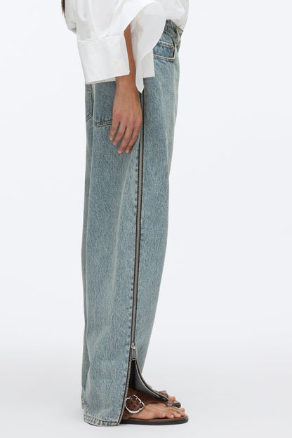 Curve Denim Petite Pant with Zippers - 3.1 Phillip Lim Quality