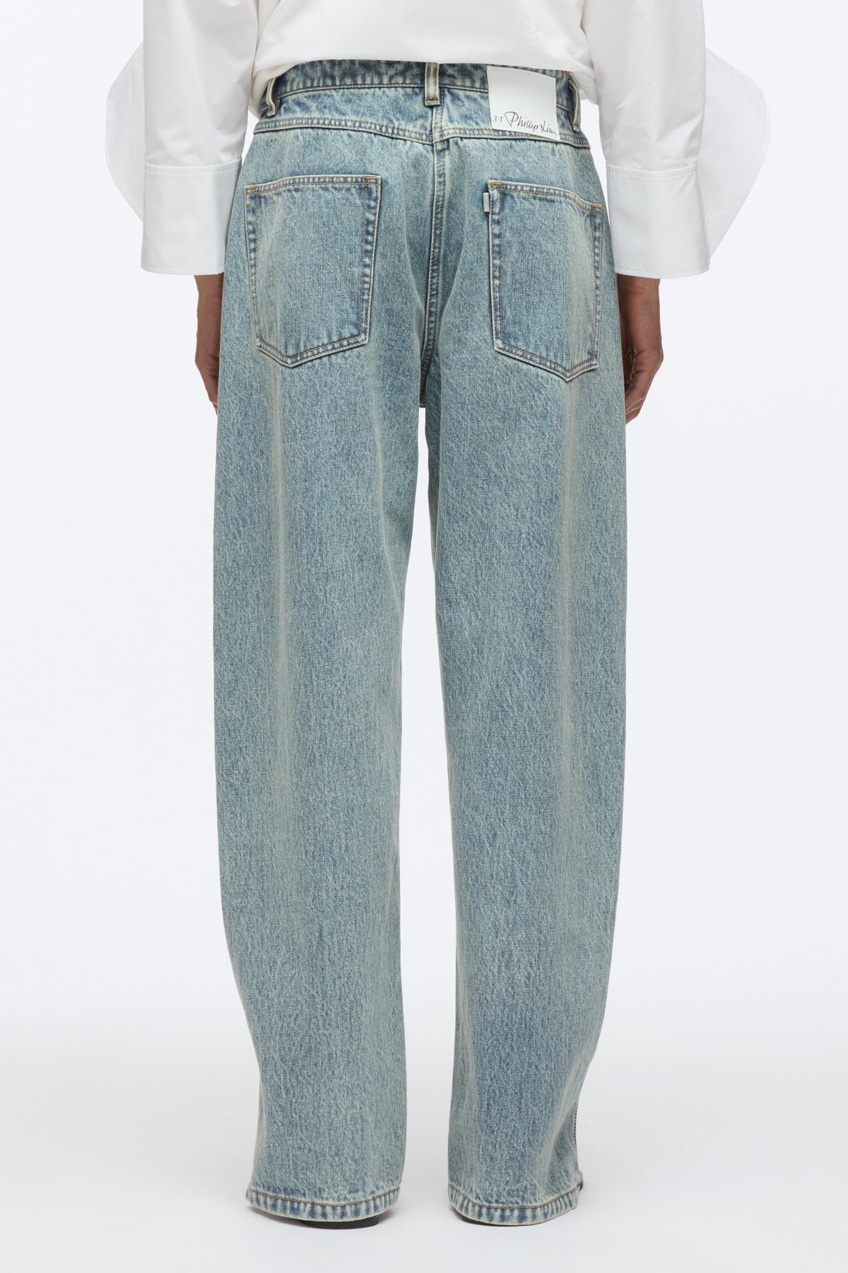 Curve Denim Pant with Zippers - 3.1 Phillip Lim Exclusive