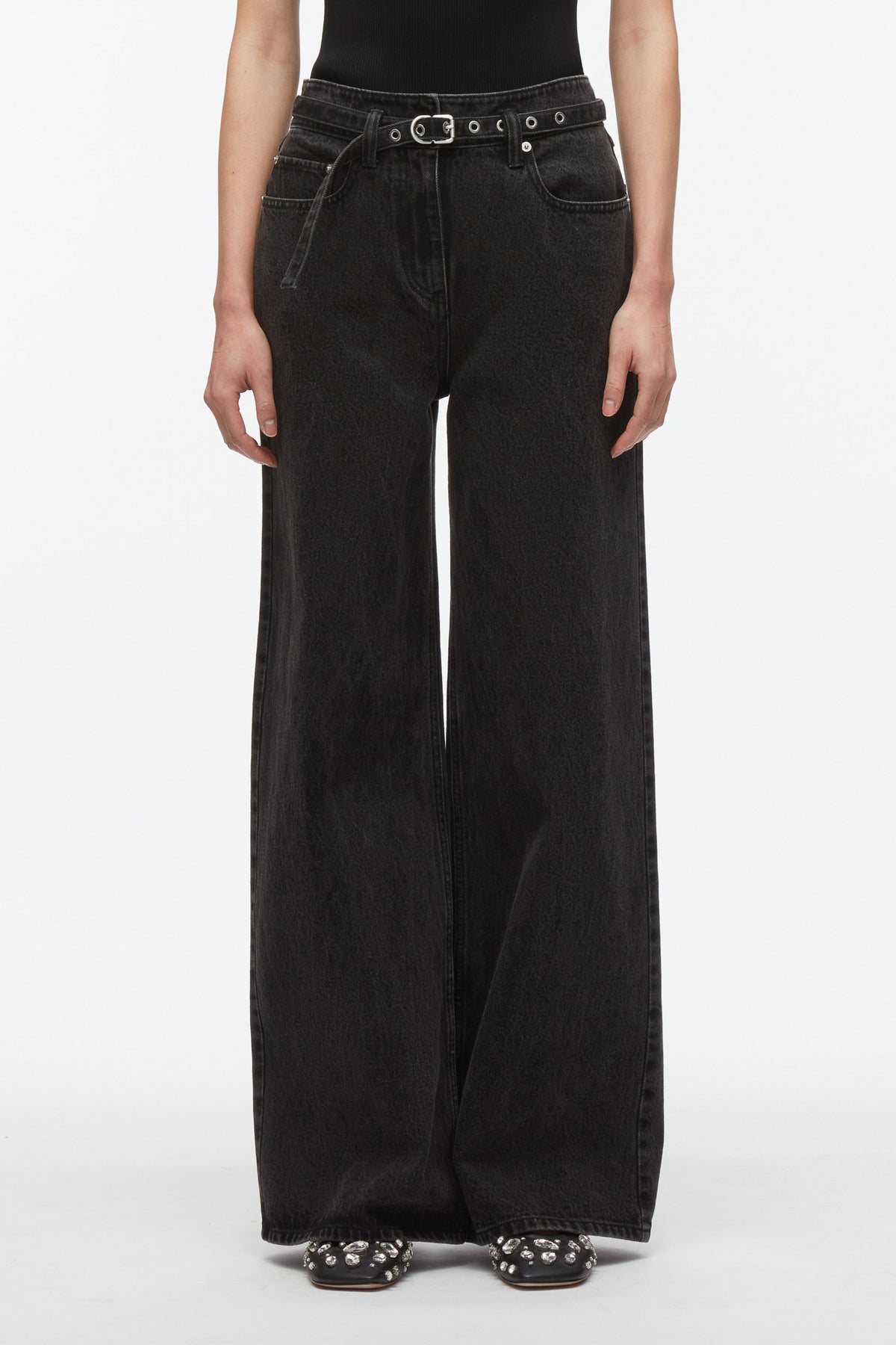 Wide Leg Belted Jeans - 3.1 Phillip Lim Best Seller