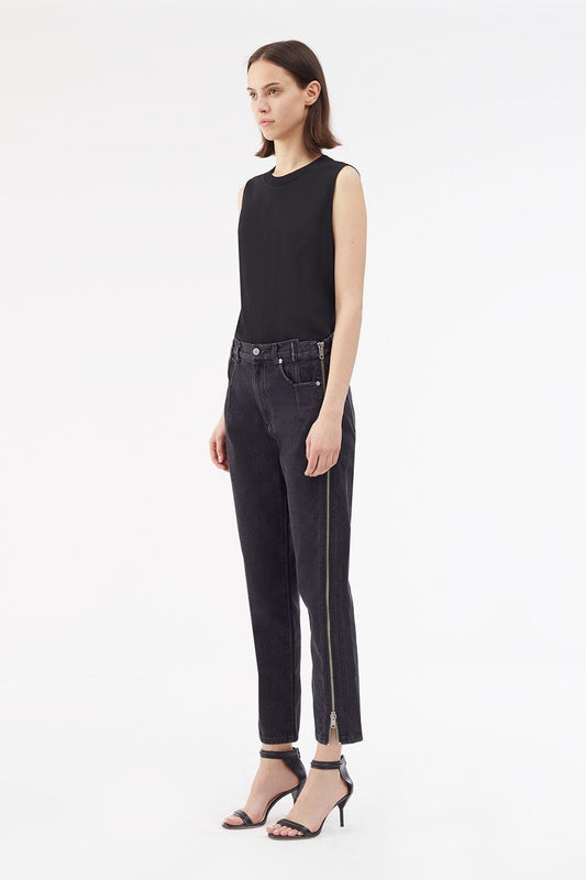 Zippered Denim Pant - 3.1 Phillip Lim Featured