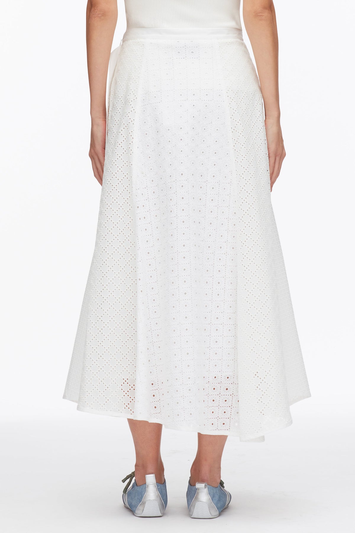 Broderie Anglaise Patchwork Midi Skirt - 3.1 Phillip Lim Recommended