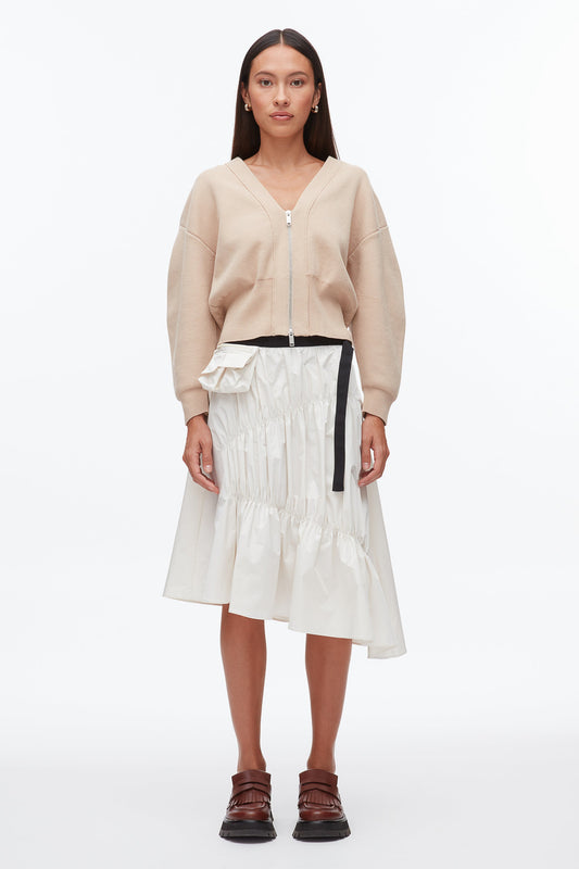 Ripstop Asymmetric Skirt with Ruching - 3.1 Phillip Lim Best Price