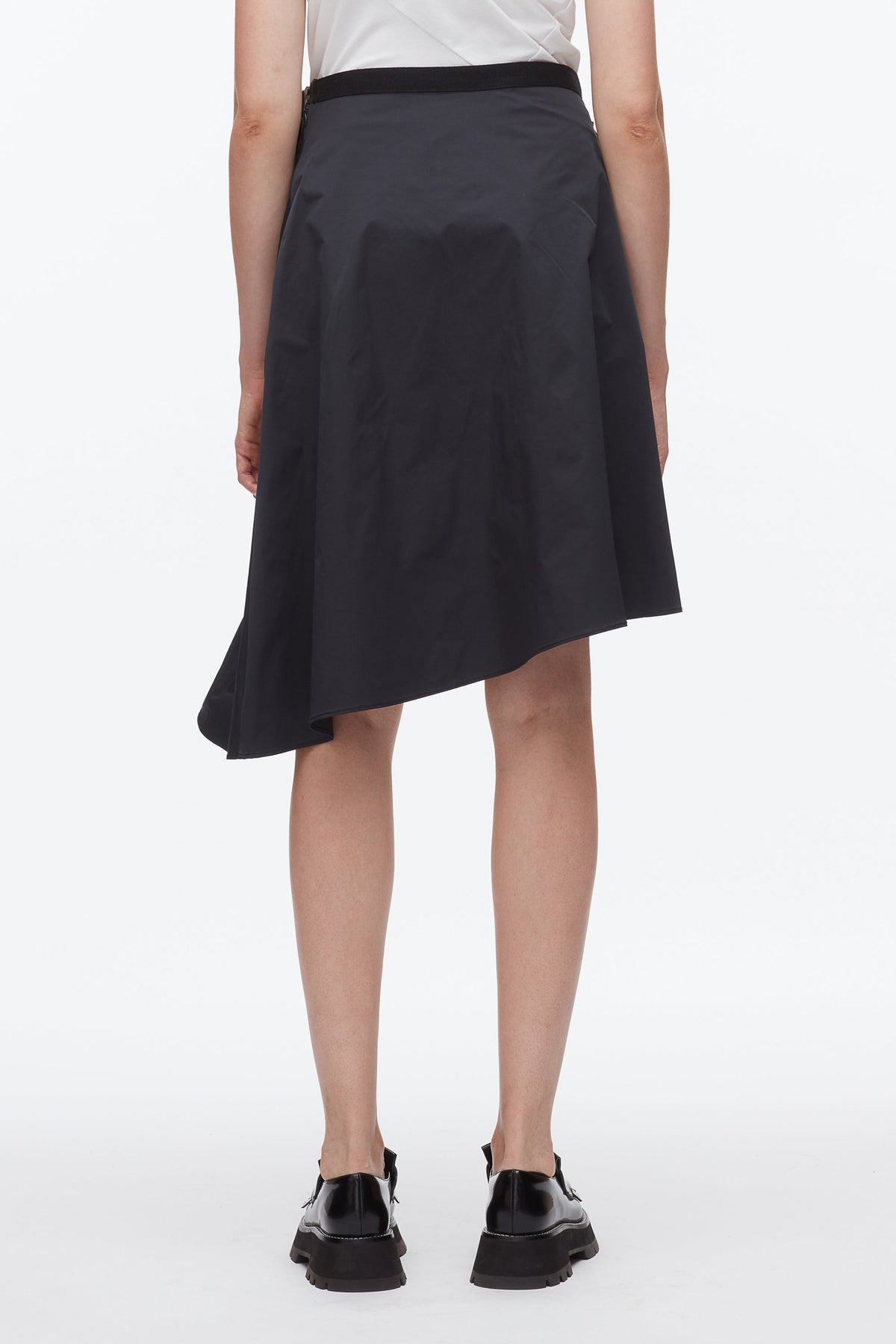 Ripstop Asymmetric Skirt with Ruching - 3.1 Phillip Lim Hot Sale