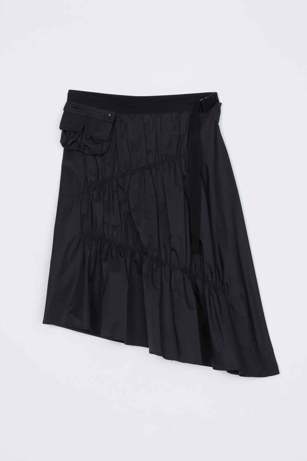 Ripstop Asymmetric Skirt with Ruching - 3.1 Phillip Lim Hot Sale