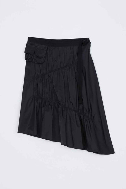 Ripstop Asymmetric Skirt with Ruching - 3.1 Phillip Lim Hot Sale