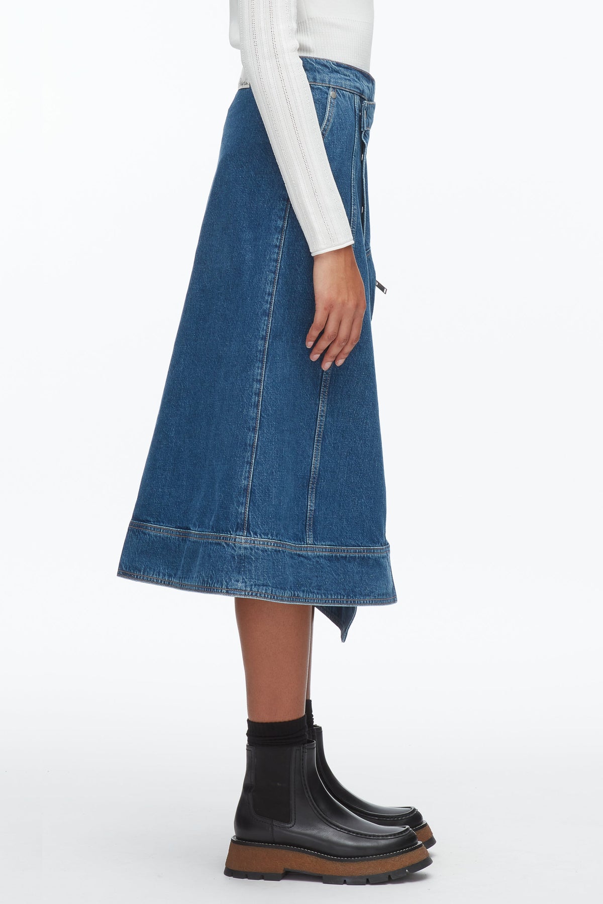 Denim Wrap Skirt - 3.1 Phillip Lim Everyday