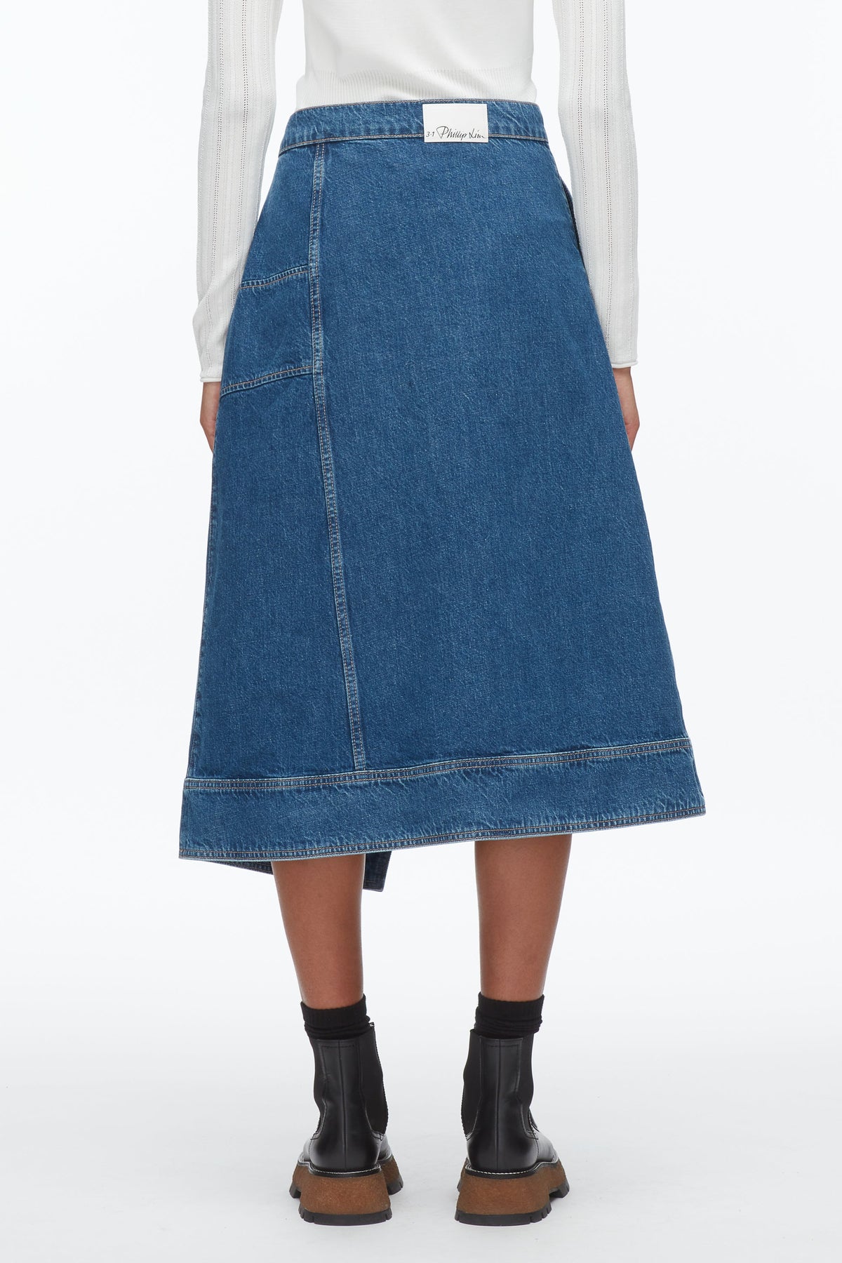 Denim Wrap Skirt - 3.1 Phillip Lim Everyday