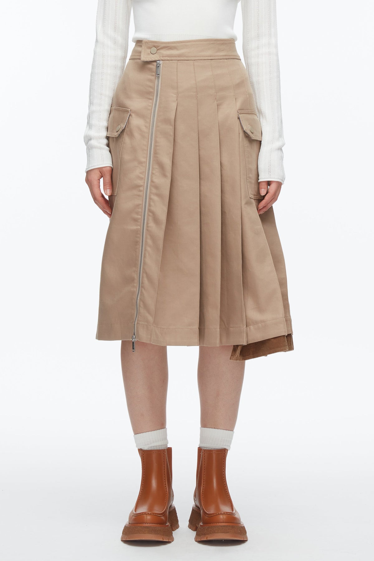 Pleated Zip Utility Skirt - 3.1 Phillip Lim Trending