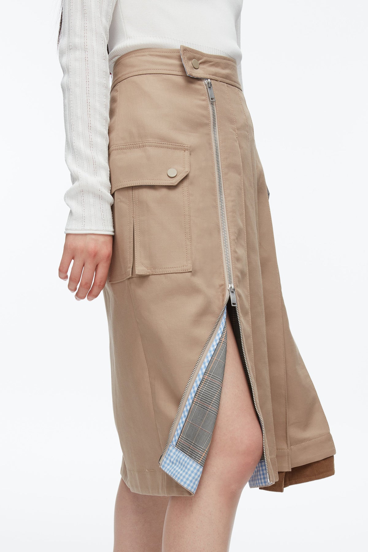 Pleated Zip Utility Skirt - 3.1 Phillip Lim Trending