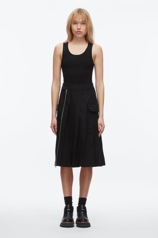 Pleated Zip Utility Skirt - 3.1 Phillip Lim Latest
