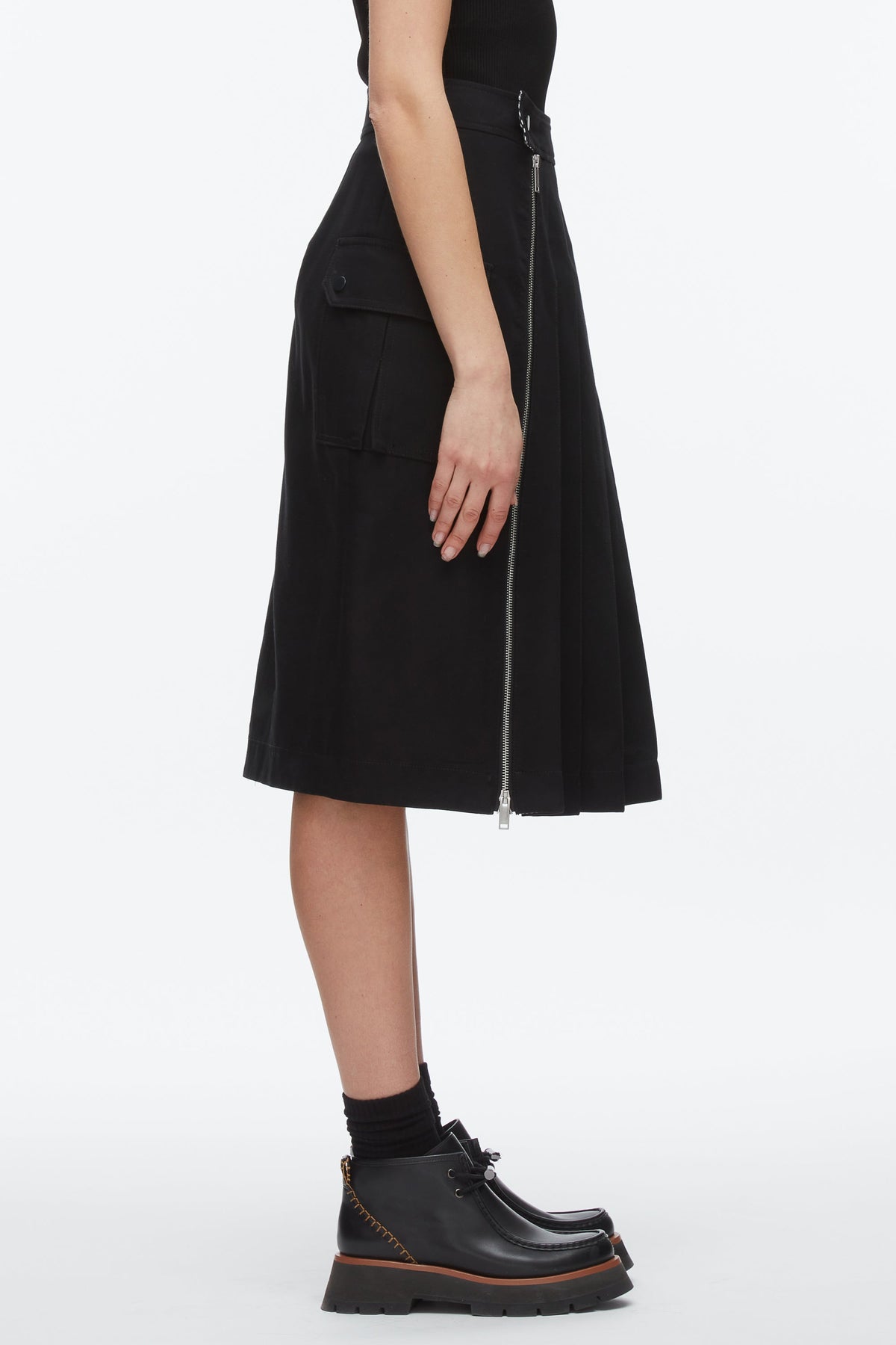 Pleated Zip Utility Skirt - 3.1 Phillip Lim Latest