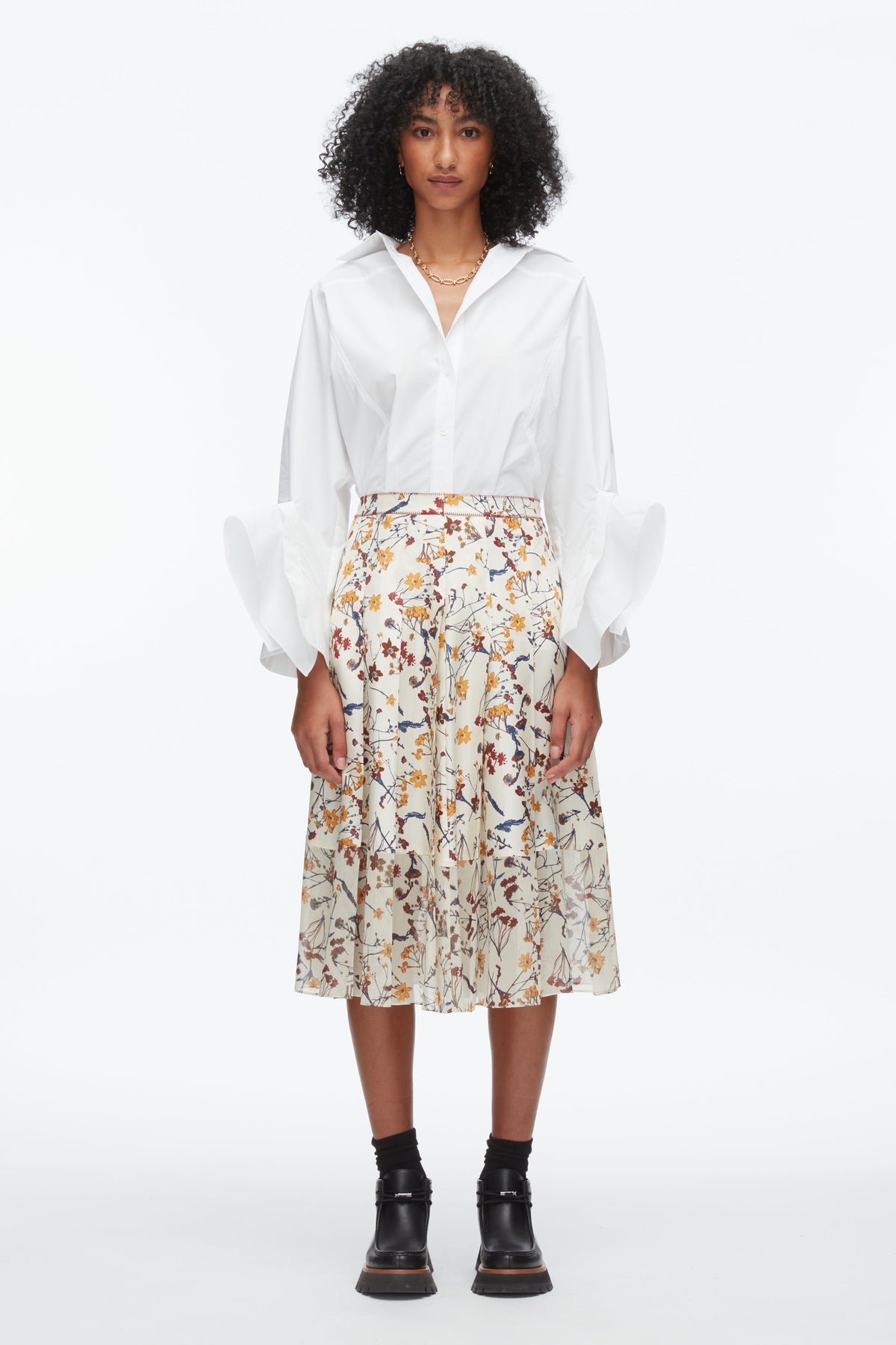 Bliss Floral Pleated Skirt - 3.1 Phillip Lim Everyday