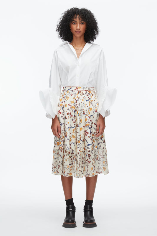 Bliss Floral Pleated Skirt - 3.1 Phillip Lim Everyday