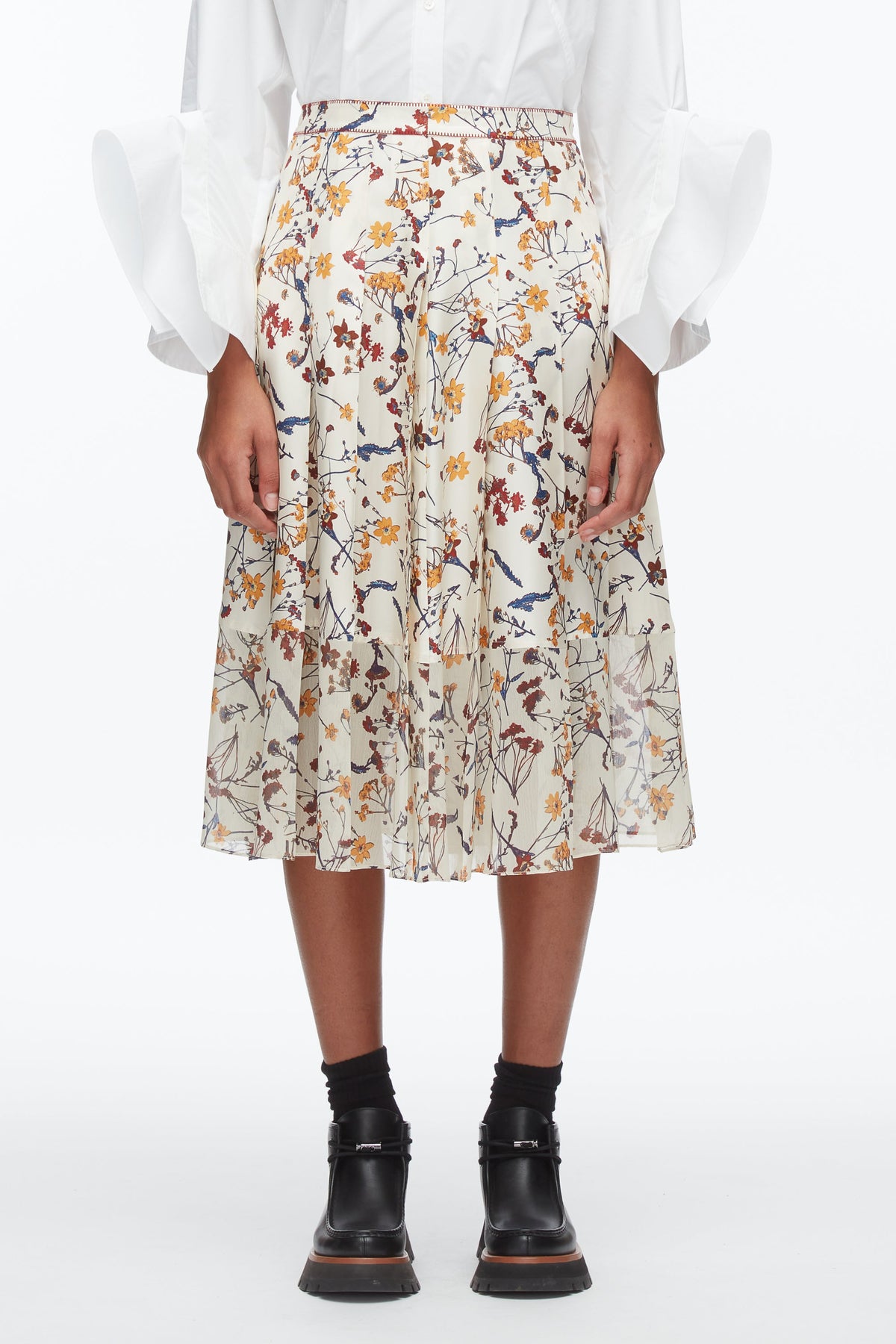Bliss Floral Pleated Skirt - 3.1 Phillip Lim Everyday