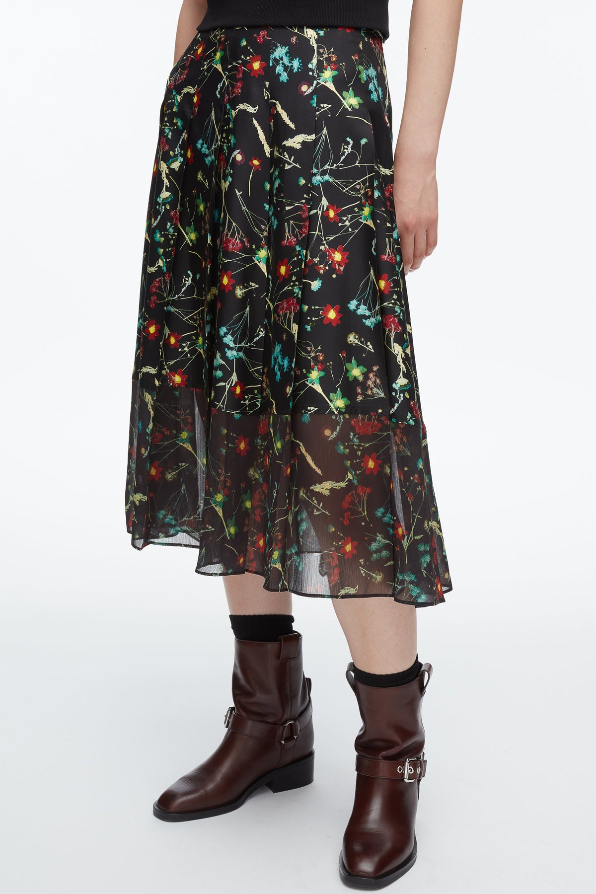 Bliss Floral Pleated Skirt - 3.1 Phillip Lim Exclusive