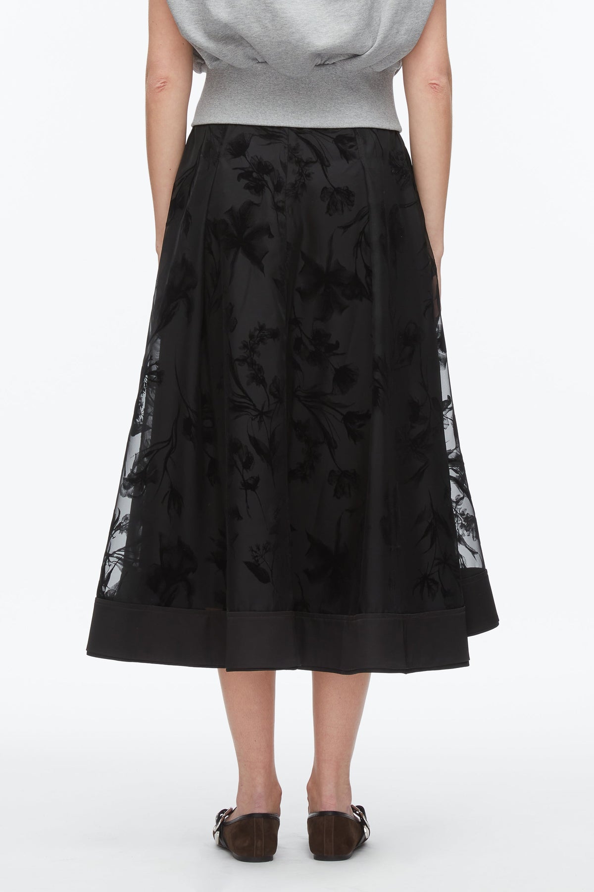 Flocked Organza Midi Skirt - 3.1 Phillip Lim Signature