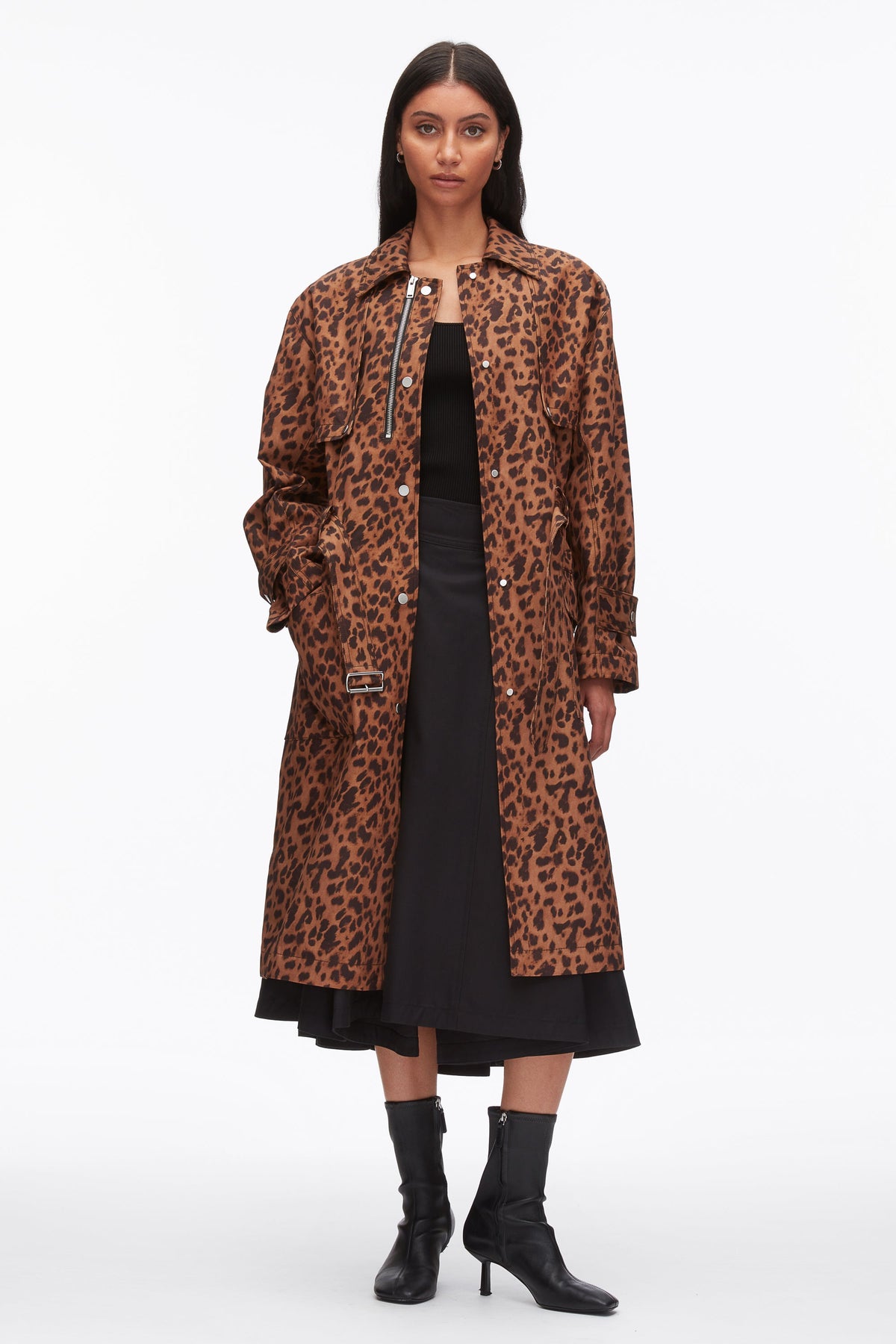 Leopard Print Trench Coat - 3.1 Phillip Lim Essential