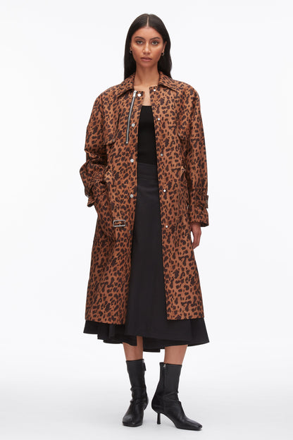 Leopard Print Trench Coat - 3.1 Phillip Lim Essential