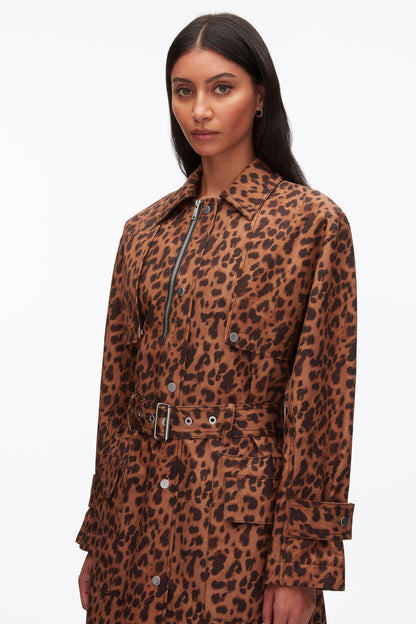 Leopard Print Trench Coat - 3.1 Phillip Lim Essential