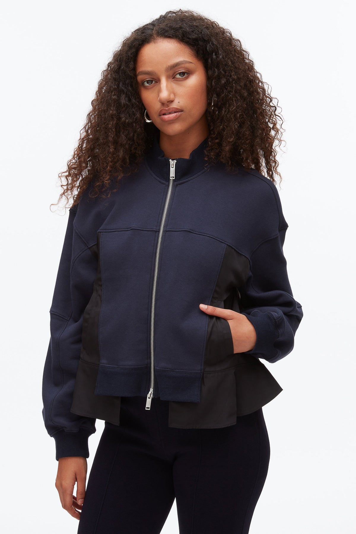 Terry Hybrid Zip Up - 3.1 Phillip Lim Great Value