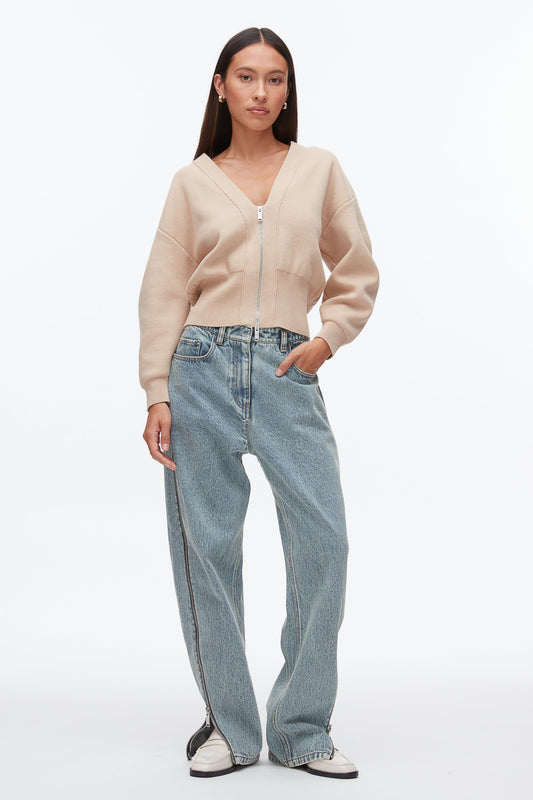 Round Sleeve Zip Cardigan - 3.1 Phillip Lim Top Pick