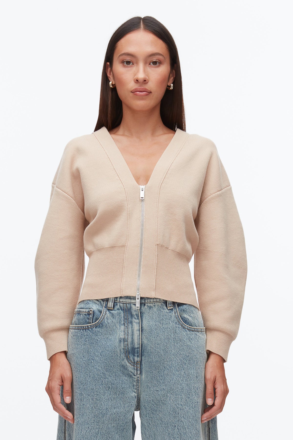 Round Sleeve Zip Cardigan - 3.1 Phillip Lim Top Pick